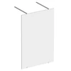 Kép 6/9 - Ravak Walk-In Free Set 130, zuhanykabin krómhatású+transparent GW9FJ0C0SZ1