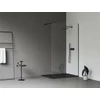 Kép 2/4 - Ravak Walk-In Wall Set 100, zuhanykabin fekete+transparent GW9WA030SZ1
