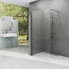 Kép 3/5 - Ravak Walk-In Wall Set 110, zuhanykabin krómhatású+transparent GW9WD0C0SZ1