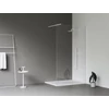 Kép 2/6 - Ravak Walk-In Wall Set 120, zuhanykabin matt fehér+transparent GW9WG0E0SZ1