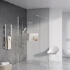 Kép 3/5 - Ravak Walk-In Wall Set 140, zuhanykabin krómhatású+transparent GW9WM0C0SZ1