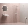 Kép 1/6 - Ravak Walk-In Wall Set 140, zuhanykabin matt fehér+transparent GW9WM0E0SZ1