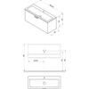 Kép 5/5 - Ravak Clear II SD 100 fehér X000001643