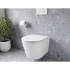 Kép 2/12 - Ravak Flow RimOff fali WC szett, fehér X01985
