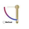Kép 3/5 - Ravak Espirit álló mosdócsaptelep BeCool 250 mm leeresztő nélkül ES 014.61GLB, Gold Brushed X070618