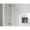 Kép 3/4 - Ravak Fali csatlakozó zuhanyfejhez 702.60GLB, Gold Brushed X07P1242
