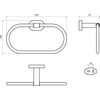 Kép 4/4 - Ravak Chrome Ovális törölközőtartó CR 300.00 X07P190
