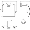 Kép 3/3 - Ravak Chrome WC papír tartó CR 400.00 X07P191