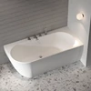 Kép 5/7 - Ravak Freedom Corner Akrilkád jobb 1700x800 fehér, KRÓM túlfolyóval XC00100040
