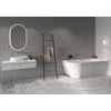 Kép 6/7 - Ravak Freedom Corner Akrilkád jobb 1700x800 fehér, KRÓM túlfolyóval XC00100040