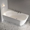 Kép 5/7 - Ravak Freedom Corner Akrilkád bal 1700x800 fehér, KRÓM túlfolyóval XC00100041