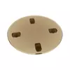 Kép 5/7 - Riho Oval Frosted Umber, pultra ültehető, anyaga Solid Surface, 38x33cm, Barna W026001F02