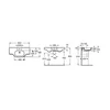 Kép 3/3 - Roca Meridian mosdólábra vagy szifontakaróra ültethető mosdó, szerelőkészlettel (850×460) - A32724D000