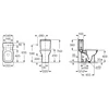 Kép 2/3 - Roca Debba monoblokkos WC-csésze, mélyöblítésű, alsó kifolyású, szerelőkészlettel (655mm hosszú) - A342998000