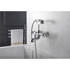 Kép 2/4 - Sapho SASSARI fali termosztátos kádtöltő csaptelep, zuhanyszettel, króm (SR292)