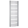 Kép 1/3 - Sapho EGEON fürdőszobai radiátor, 595x1742mm, 1032W, ezüst struktúrált (EG617SS)