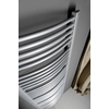 Kép 3/3 - Sapho EGEON fürdőszobai radiátor, 595x1742mm, 1032W, ezüst struktúrált (EG617SS)