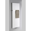 Kép 2/4 - Sapho MAGNIFICA fürdőszobai radiátor, 456x1206mm, 549W, texturált fehér (IR135)