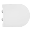 Kép 3/7 - Sapho AVVA SLIM WC-ülőke, soft close, króm/fehér (100787)