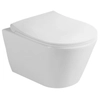 Kép 4/7 - Sapho AVVA SLIM WC-ülőke, soft close, króm/fehér (100787)