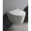 Kép 5/7 - Sapho AVVA SLIM WC-ülőke, soft close, króm/fehér (100787)