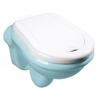Kép 2/3 - Sapho KERASAN RETRO WC-ülőke, Soft close, fehér/króm (108901)