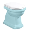 Kép 2/2 - Sapho KERASAN RETRO WC-ülőke, fehér/króm pánt (109001)