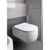 Kép 2/4 - Sapho KERASAN FLO WC-ülőke SLIM soft close, fehér, termoplast (319101)