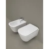 Kép 4/5 - Sapho KERASAN TRIBECA soft close WC-ülőke, fehér (519101)