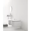 Kép 5/7 - Sapho KERASAN NOLITA SLIM soft close WC-ülőke, duroplast, fehér (539101)