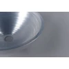 Kép 3/5 - Sapho MURANO SILVER üvegmosdó, átm:40x14cm, ezüst (AL5318-68)