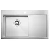 Kép 1/7 - Sapho KIVA beépíthető mosogatótálca, 79x48x20 cm, inox (EP829L)