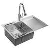 Kép 7/7 - Sapho KIVA beépíthető mosogatótálca, 79x48x20 cm, inox (EP829L)