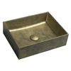 Kép 1/7 - Sapho FORMIGO beton mosdó, 47,5x13x36,5cm, arany (FG111)