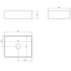 Kép 7/7 - Sapho FORMIGO beton mosdó, 47,5x13x36,5cm, arany (FG111)