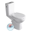 Kép 1/7 - Sapho ETIUDA WC mozgáskorlátozottaknak, CLEAN ON, hátsó kifolyású, RIMLESS, 45,5cm (K11-0221)