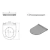 Kép 7/7 - Sapho GSI NORM SLIM soft close WC-ülőke, duroplast, fehér/króm (MS86CSN11)
