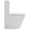 Kép 2/5 - Sapho PACO RIMLESS kombi WC alsó/hátsó kifolyású, Soft Close ülőkével, tartállyal, 38x64cm, duálgombos öblítőmechanikával (PC1012R)  - KIFUTÓ - Helyette (PC1012WR)