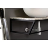 Kép 5/5 - SAPHO SKA mosdótartó keret pult alá, 75x20x46cm, matt fekete (SKA202)