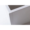 Kép 5/7 - SAPHO POLYSAN PLAIN 170, előlap, bal, 170x59cm, fehér (72624)