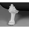 Kép 4/7 - SAPHO POLYSAN CHARLESTON szabadonálló kád, 188x80x71cm, fehér lábak, fekete/fehér (72959)