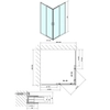 Kép 5/5 - SAPHO POLYSAN EASY LINE szögletes zuhanykabin, 900x900mm, BRICK üveg (EL5138)