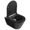 Kép 3/5 - SAPHO AVVA SLIM WC-ülőke, soft close, króm/fekete (100787-110)