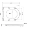 Kép 2/5 - SAPHO ISVEA INFINITY WC-ülőke, soft close, easy take (40KF0200I-S)