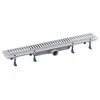 Kép 1/3 - SAPHO BRUCKNER padlóösszefolyó, inox ráccsal, DN50, 810x122x65mm (700.158.2)