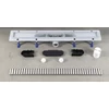 Kép 3/3 - SAPHO BRUCKNER padlóösszefolyó, inox ráccsal, DN50, 810x122x65mm (700.158.2)