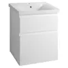 Kép 1/6 - SAPHO AQUALINE ALTAIR mosdótartó szekrény, 57x72,5x45cm, fehér (AI260)