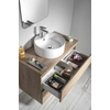Kép 4/6 - SAPHO AQUALINE ALTAIR mosdótartó szekrény pulttal és mosdóval, 78,1cm, emporio tölgy (AI380-01)