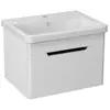Kép 1/6 - SAPHO ELLA mosdótartó szekrény, 1 fiókkal, 56,5x39x43 cm, fehér (EL060-3030)