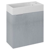 Kép 1/6 - SAPHO LATUS IV mosdótartó szekrény, balos/jobbos, 49,5x50x24,5cm, ezüst tölgy (LT410-1111)